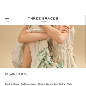 Three Graces London solaine dress retail $580+